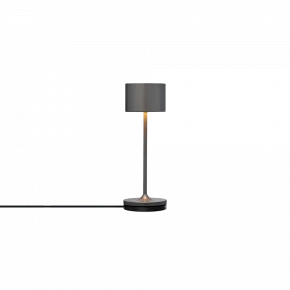 Akku LED Leuchte -FAROL Mini- Farbe Gunmetal