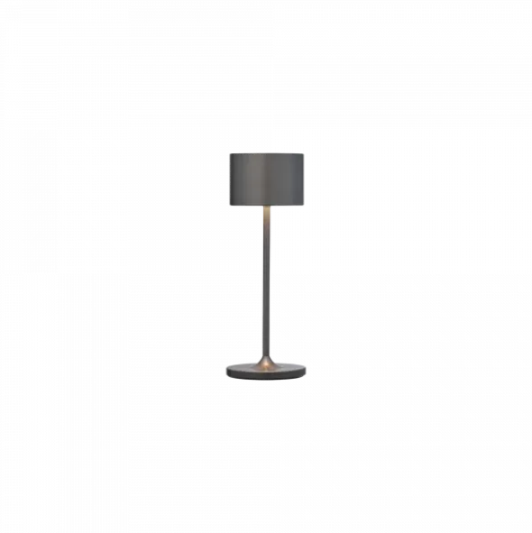 Akku LED Leuchte -FAROL Mini- Farbe Gunmetal