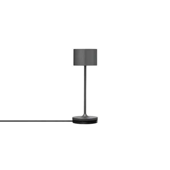 Akku LED Leuchte -FAROL Mini- Farbe Gunmetal