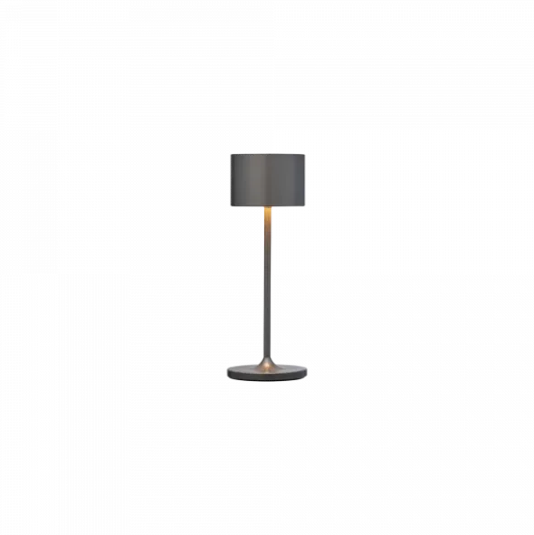 Akku LED Leuchte -FAROL Mini- Farbe Gunmetal