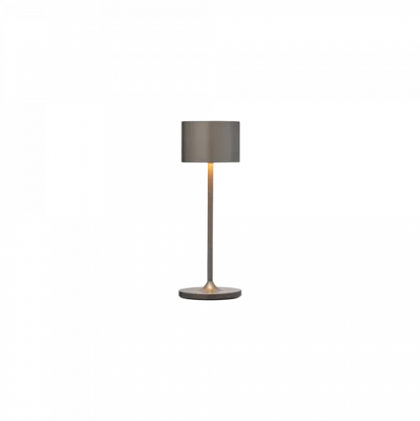 Akku LED Leuchte -FAROL Mini- Farbe Burned Metal