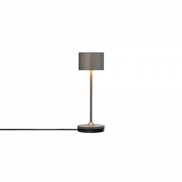 Akku LED Leuchte -FAROL Mini- Farbe Burned Metal