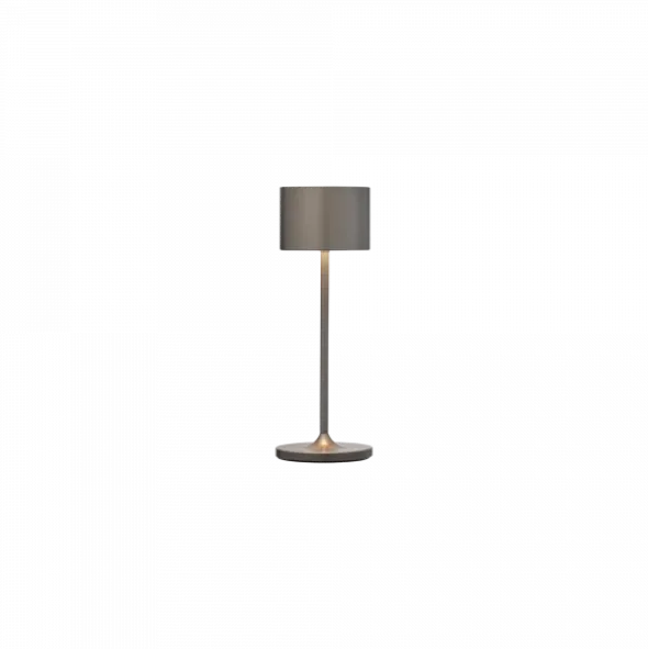 Akku LED Leuchte -FAROL Mini- Farbe Burned Metal