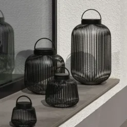 Akku LED Leuchte -LITO- Farbe Black - Größe M