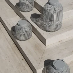 Akku LED Leuchte -LITO- Farbe Granite Gray - Größe M