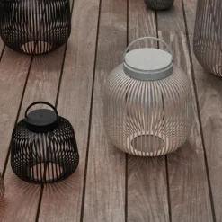 Akku LED Leuchte -LITO- Farbe Silk Gray - Größe M