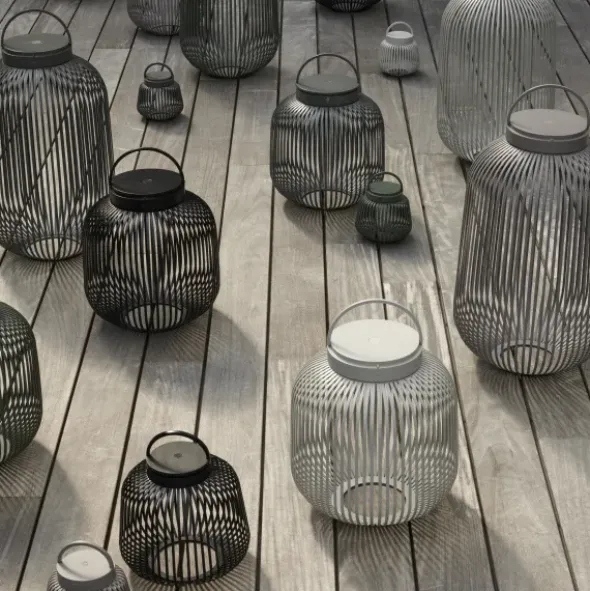 Akku LED Leuchte -LITO LED- Farbe Silk Gray - Größe XS