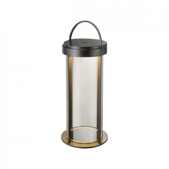 Akku LED-Leuchte -MITURO- Farbe Gunmetal - Größe S