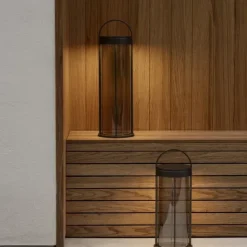 Akku LED-Leuchte -MITURO- Farbe Gunmetal - Größe S