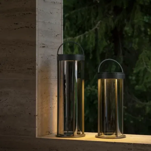 Akku LED-Leuchte -MITURO- Farbe Gunmetal - Größe S