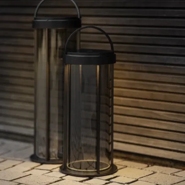 Akku LED-Leuchte -MITURO- Farbe Gunmetal - Größe S
