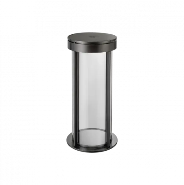 Akku LED-Leuchte -MITURO- Farbe Gunmetal - Größe S
