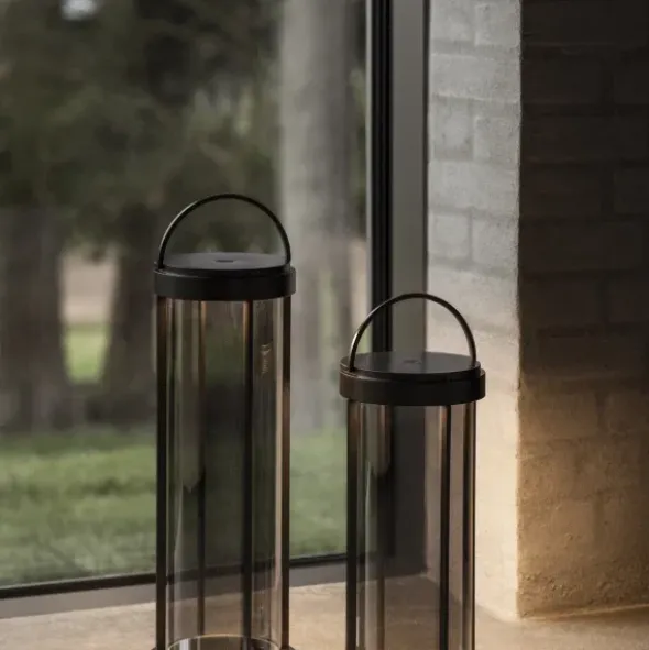 Akku LED-Leuchte -MITURO- Farbe Gunmetal - Größe M