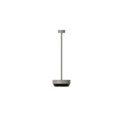 Akku LED Leuchte -TURAS- Farbe Silk Gray