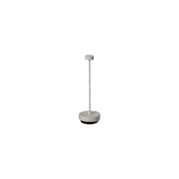 Akku LED Leuchte -TURAS- Farbe Silk Gray