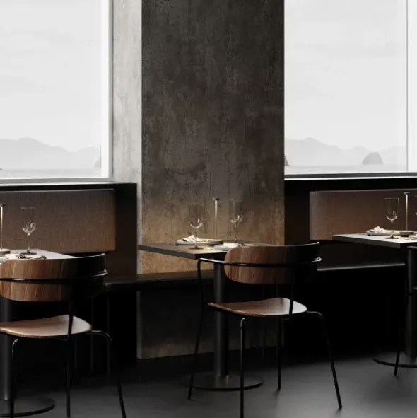 Akku LED Leuchte -TURAS- Farbe Silk Gray