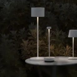 Akku LED Leuchte -TURAS- Farbe White