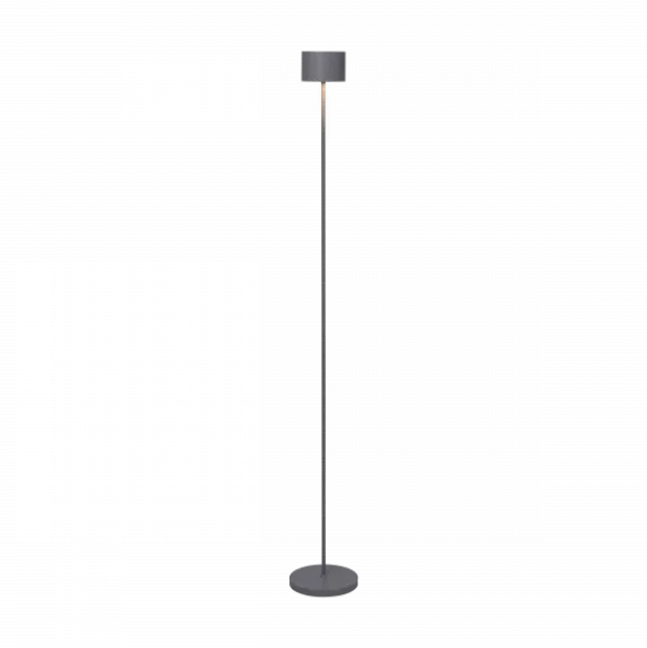 Akku LED-Stehleuchte -FAROL FLOOR- Farbe Warm Gray