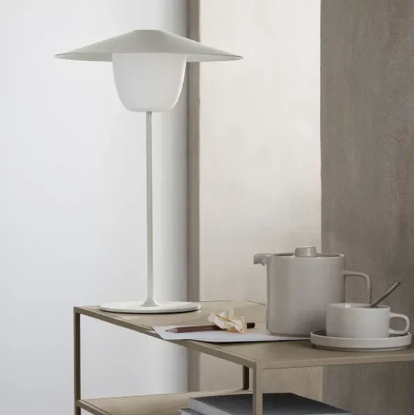Akku LED-Tischleuchte -ANI LAMP- Farbe Warm Gray