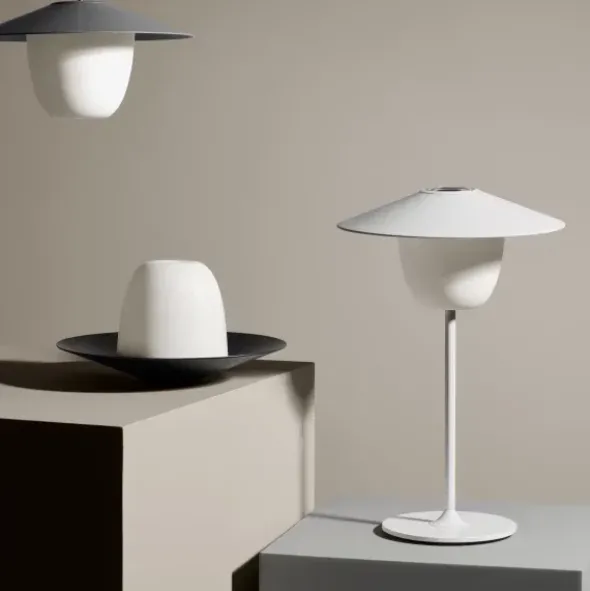 Akku LED-Tischleuchte -ANI LAMP- Farbe Warm Gray