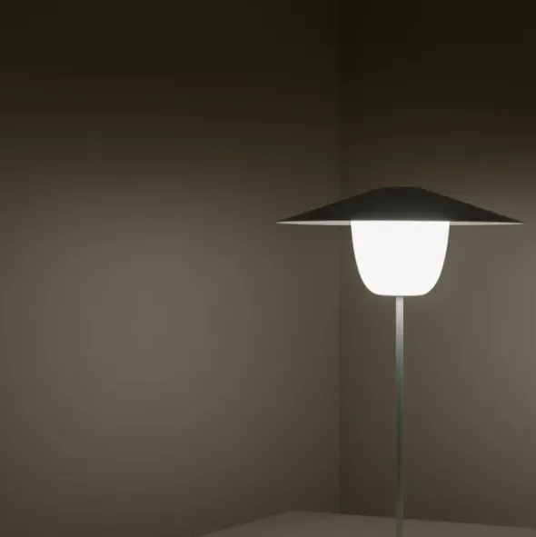 Akku LED-Tischleuchte -ANI LAMP- Farbe Warm Gray