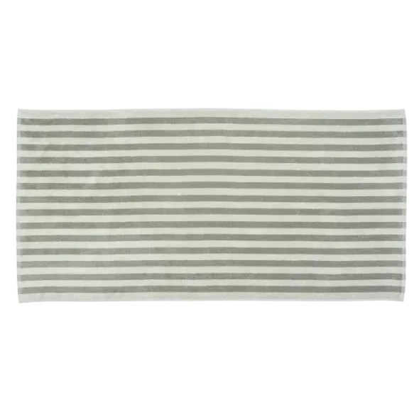 Badetuch -ARTO- Farbe Desert Sage/Agave Green Größe 70 x 140 cm, breite Streifen