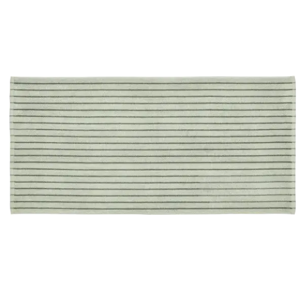 Badetuch -ARTO- Farbe Desert Sage/ Agave Green Größe 70 x 140 cm, schmale Streifen