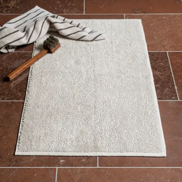 Badetuch -ARTO- Farbe Moonbeam/Magnet Größe 70 x 140 cm, schmale Streifen