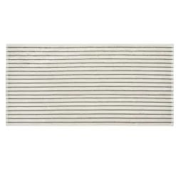 Badetuch -ARTO- Farbe Moonbeam/Magnet Größe 70 x 140 cm, schmale Streifen