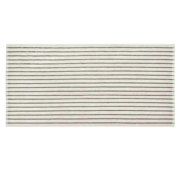 Badetuch -ARTO- Farbe Moonbeam/Magnet Größe 70 x 140 cm, schmale Streifen