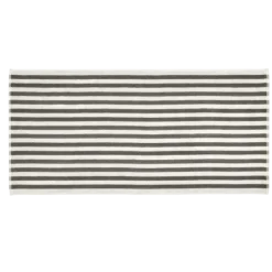 Badetuch -ARTO- Farbe Moonbeam/Magnet Größe 70 x 140 cm, breite Streifen