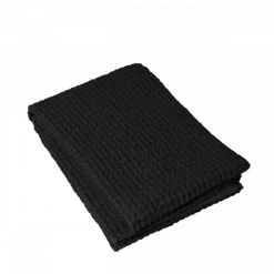 Badetuch -CARO- Black 70 x 140 cm
