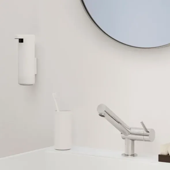 Badetuch -CARO- White 70 x 140 cm