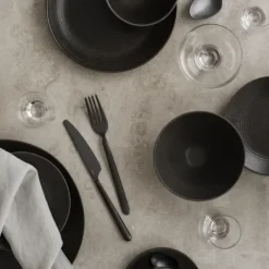 Besteck-Set -STELLA- Farbe Black 16-tlg.