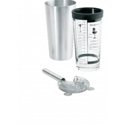 Boston Shaker-Set -LOUNGE- Farbe Silver