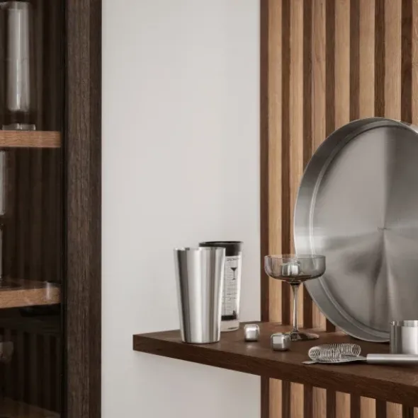 Boston Shaker-Set -LOUNGE- Farbe Silver