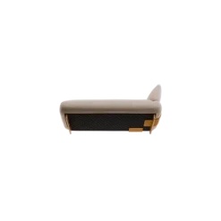 Chaiselongue, links -MOCO- Farbe Beige - Stoff: Pina
