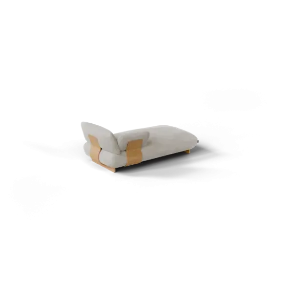 Chaiselongue, links -MOCO- Farbe Desert - Stoff: Pina