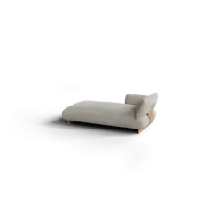 Chaiselongue, links -MOCO- Farbe Desert - Stoff: Pina