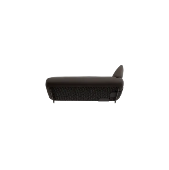 Chaiselongue, links -MOCO- Farbe Taupe - Stoff: Boucla
