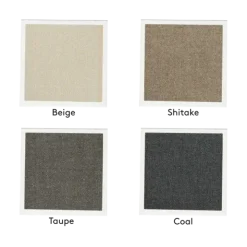 Chaiselongue, links -MOCO- Farbe Coal - Stoff: Boucla