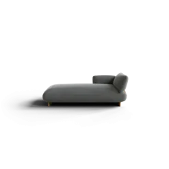 Chaiselongue, links -MOCO- Farbe Desert - Stoff: kvadrat Melange Nap