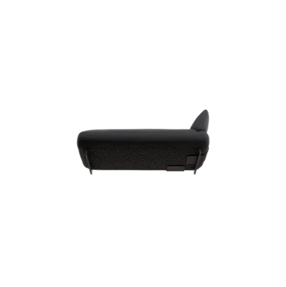 Chaiselongue, links -MOCO- Farbe Coal - Stoff: kvadrat Melange Nap