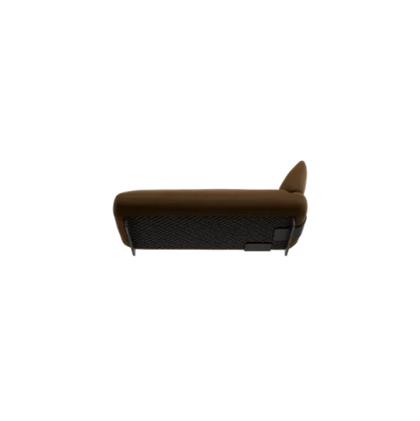 Chaiselongue, links -MOCO- Farbe Agave Green - Stoff: kvadrat Moss