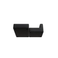 Chaiselongue, links -TASI- Farbe Coal - Stoff: kvadrat Melange Nap
