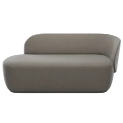 Chaiselongue, rechts -KUON- Socia Taupe