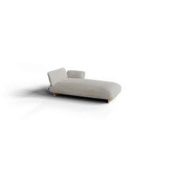 Chaiselongue, rechts -MOCO- Farbe Desert - Stoff: Pina