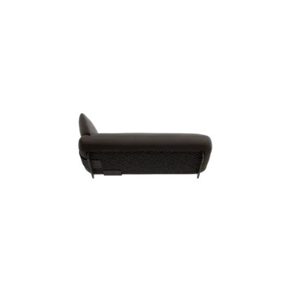 Chaiselongue, rechts -MOCO- Farbe Taupe - Stoff: Boucla