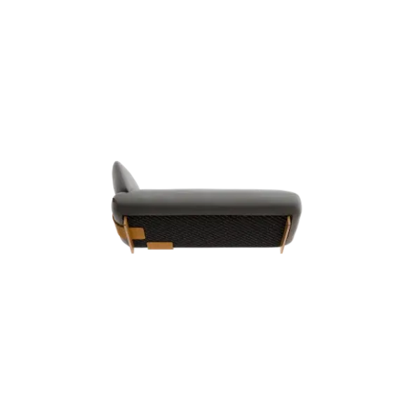 Chaiselongue, rechts -MOCO- Farbe Desert - Stoff: kvadrat Melange Nap