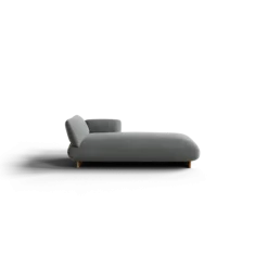 Chaiselongue, rechts -MOCO- Farbe Desert - Stoff: kvadrat Melange Nap
